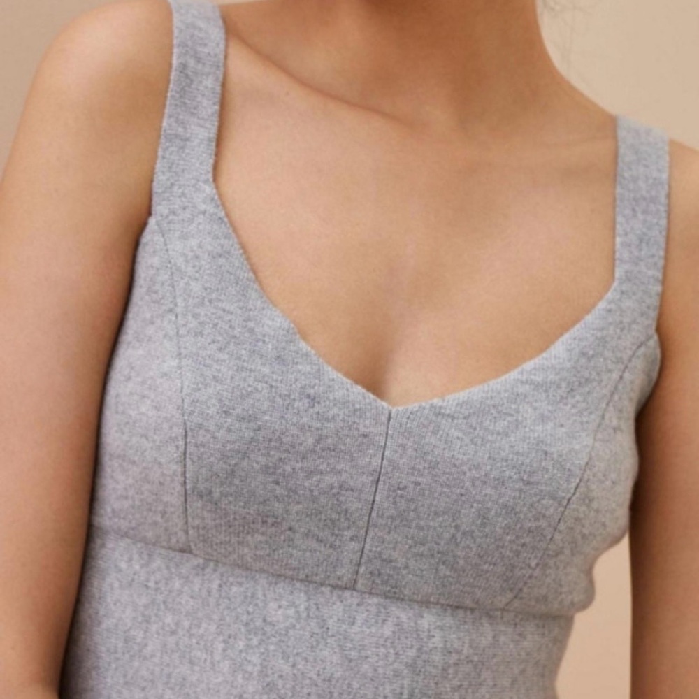 Anthropologie Cropped Cashmere Top